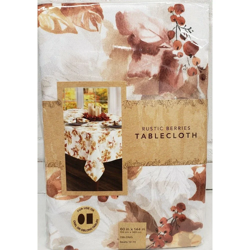 Printed Fabric Tablecloth 60